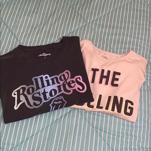 American Eagle Rolling Stones tshirts small